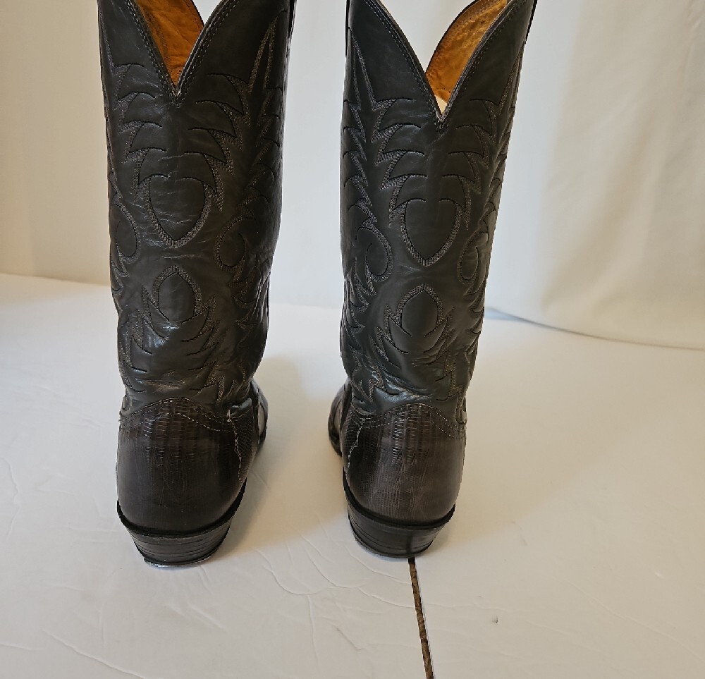 Men's Nocona Cowboy Boots with Embroidered Shaft, 9.5 - Picture 3 of 9